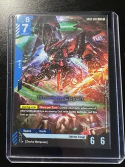 Gundam Epyon - GD02-002 - Dual Impact Gundam TCG Card Game - Image 1