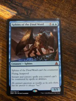 Sphinx of the Final Word Oath of the Gatewatch Regular - Image 1