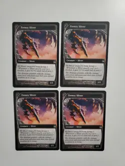 MtG Frenzy Sliver NM/LP x4 - Future Sight - Image 1