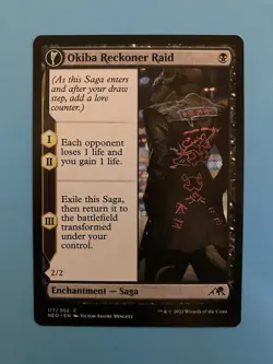 Okiba Reckoner Raid / Nezumi Road Captain - 117/302 - Kamigawa: Neon Dynasty NEO - Image 1