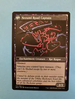 Okiba Reckoner Raid / Nezumi Road Captain - 117/302 - Kamigawa: Neon Dynasty NEO - Image 2