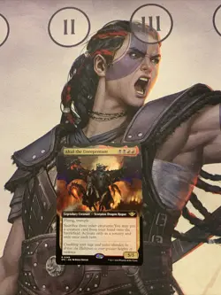 1x Akul the Unrepentant EXTENDED, Outlaws of Thunder Junction, MTG NM/M - Image 1