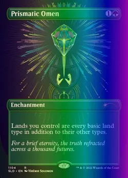 MTG Prismatic Omen (1104/1164) Secret Lair Drop Series NM FOIL - Image 1