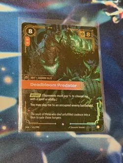 Riftbound Origins Deadbloom Predator Epic Foil 161/298 - Image 1