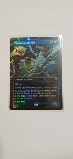 Quantum Riddler | Borderless | Foil | MTG | EOE | Near Mint | English EN - Image 1