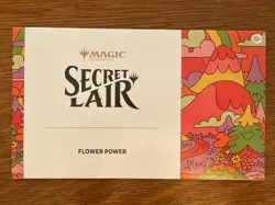 Magic Secret Lair Chaos Vault - Flower Power - NON-FOIL - In Hand Free Shipping! - Image 1