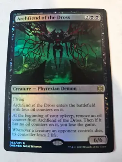 MTG - Archfiend of the Dross FOIL- Phyrexia All Will Be One - Image 1