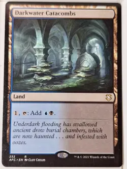 Darkwater Catacombs - Commander: Adventures - Magic the Gathering MTG Nice! - Image 1