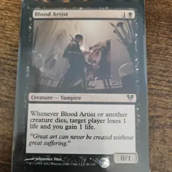 1x BLOOD ARTIST - Vampire - Jump Start/ Masters/Avacyn MTG - Magic the Gathering - Image 1