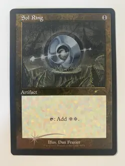 MTG Sol Ring (1074) *Etched Foil* Retro Secret Lair: Dan Frazier Mox Box MT/NM - Image 1