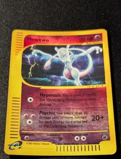 Pokemon EXPEDITION - #56/165 Mewtwo - Reverse Holo - ENG - Moderately Played - Image 3
