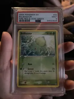 Bulbasaur PSA 9 MINT 2004 EX Fire Red & Leaf Green #55 Pokemon - Image 1
