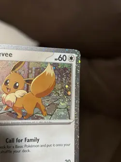 Eevee SVP 200 Promo Bleed Error Double Cosmos Swirl Pokemon Destined Rival NM 1 - Image 3