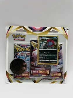 Pokemon TCG: Sword & Shield - Lost Origin 3 Pack Blister - Weavile Promo - Image 1