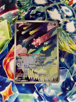 Pokemon Minior Illustration Rare 201/182 SV04: Paradox Rift Holo Near Mint - Image 3