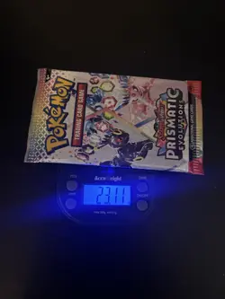 4 X HEAVY 23.10g+ Prismatic Evolutions Booster Packs / Pokemon - Image 4