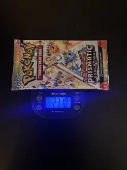 4 X HEAVY 23.10g+ Prismatic Evolutions Booster Packs / Pokemon - Image 5