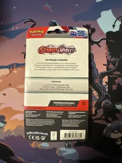 Gengar Premium Checklane Blister Scarlet & Violet Booster Pokemon TCG - Image 2
