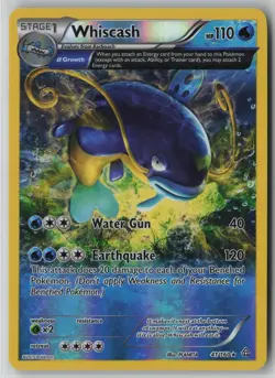 Whiscash (Alpha) 41/160 Pokemon TCG XY - Primal Clash Reverse Holo (Near Mint)NM - Image 1