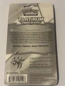 2009 Pokemon Platinum Arceus Sealed TCG Blister Pack Arceus Artifact Salamence - Image 2