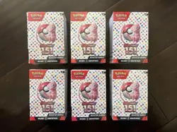 6x Pokemon TCG Scarlet & Violet 151 Booster Bundle Boxes FactorySealed 10%✅ - Image 1
