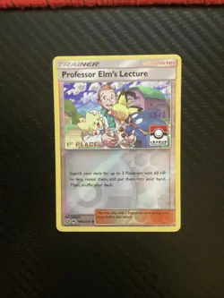 Pokemon Professor Elm's Lecture - (League Challenge) [1st Place] 188A/214 - Image 1
