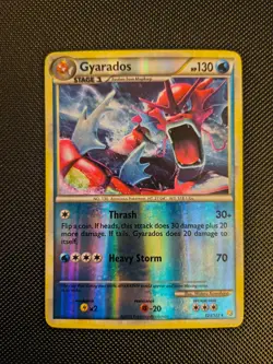 Gyarados (Red) Holo Rare Pokemon Heart Gold Soul Silver - 123/123 - Image 1