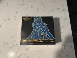 Pokemon TCG Mega Evolution Pokemon Center Elite Trainer Box ETB Lucario SEALED - Image 1