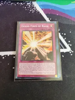 Yu-Gi-Oh! EXXOD Fire Of Rage INFO-EN068 SUPER RARE - Image 1