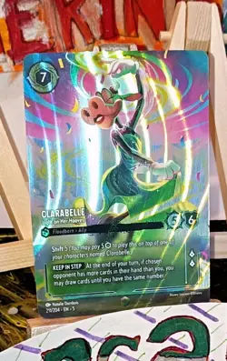 Lorcana Shimmering Skies Clarabelle Light On Her Hooves Enchanted Card - Image 1
