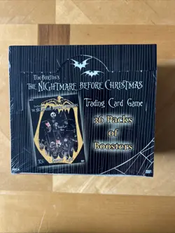 Neca Tim Burtons The Nightmare Before Christmas Trading Card Game Box 36 Packs - Image 1