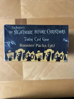 Neca Tim Burtons The Nightmare Before Christmas Trading Card Game Box 36 Packs - Image 3