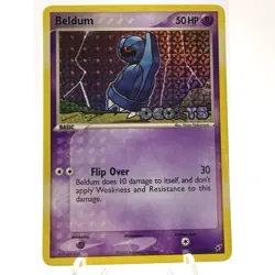 Beldum 55/107 Reverse Holo - Pokemon EX Deoxys Card TCG 2005 (MP) - Image 1