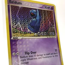 Beldum 55/107 Reverse Holo - Pokemon EX Deoxys Card TCG 2005 (MP) - Image 2
