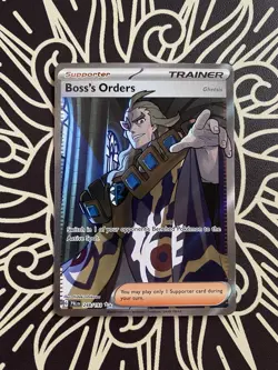 Boss's Orders 248/193 Pokemon Trainer Card SIR Paldea Evolved - Image 1
