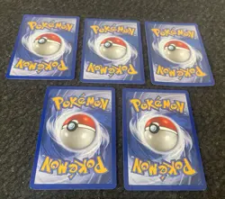 Weezing “1st Edition” Fossil GEM MINT - Never Played Pokemon Card Lot Of (5) - Image 3
