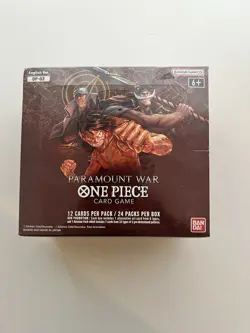 One Piece Card Game OP-02 Paramount War Booster Box English Sealed - Image 1