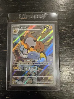 Pokemon Sv02: Paldea Evolved Raichu Holo Illustration Card 211/193 - Image 1