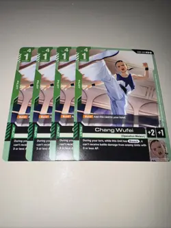 GD01-091 Chang Wufei X4 Playset Gundam TCG CCG English Card Game - Image 4