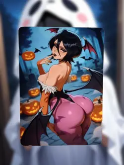 Rukia Kuchiki Bleach Anime Waifu Sexy Goddess Doujin Hentai Lewd Card - Image 1