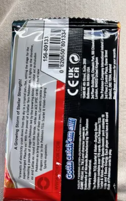 Pokemon TCG Surging Spark (8 Booster Packs) 10 Cards Per Pack 80 Cards Total - Image 3