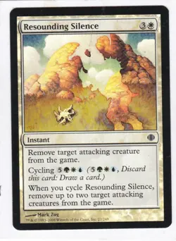 MTG: Shards of Alara: Foil: Resounding Silence - Image 1