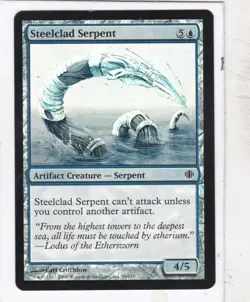 MTG: Shards of Alara: Foil: Steelclad Serpent - Image 1