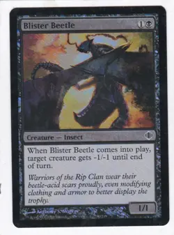 MTG: Shards of Alara: Foil: Blister Beetle - Image 1