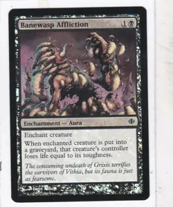 MTG: Shards of Alara: Foil: Banewasp Affliction - Image 1
