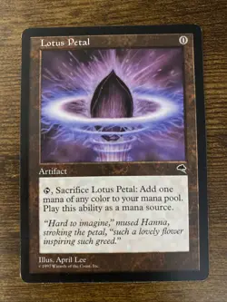 Lotus Petal Tempest Regular Magic The Gathering TCG - Image 2