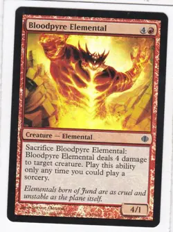 MTG: Shards of Alara: Foil: Bloodpyre Elemental - Image 1