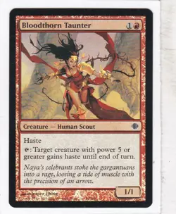 MTG: Shards of Alara: Foil: Bloodthorn Taunter - Image 1