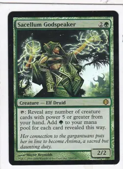 MTG: Shards of Alara: Foil: Sarcellum Godspeaker - Image 1
