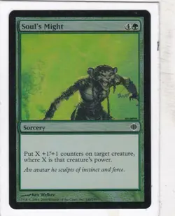 MTG: Shards of Alara: Foil: Soul's Might - Image 1